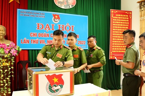 Đại hội Đoàn thanh niên Công an huyện Quang Bình lần thứ VII, nhiệm kỳ 2019 - 2022