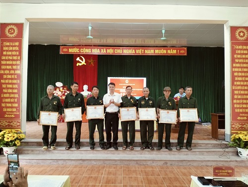Hội CCB xã Bằng Lang tổ chức Hội nghị kết phong trào thi đua 